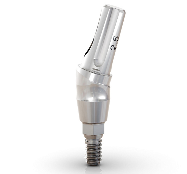 Абатмент угловой 17º универсальный 3.3X6X2.5 мм