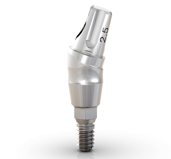 Абатмент угловой 17º универсальный 3.3X4X2.5 мм