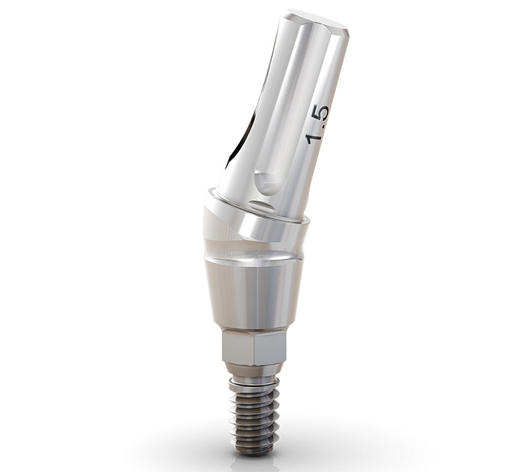 Абатмент угловой 17º универсальный 3.3X6X1.5 мм